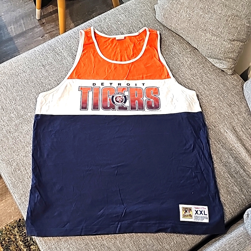 Detroit Tigers Mitchell & Ness Tank